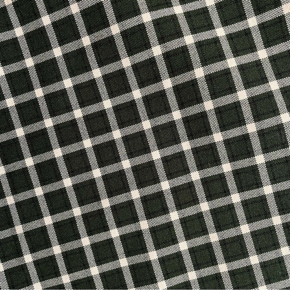 Vintage high waist green checkered plaid flared pants size 6-8 29 waist - Picture 6 of 9